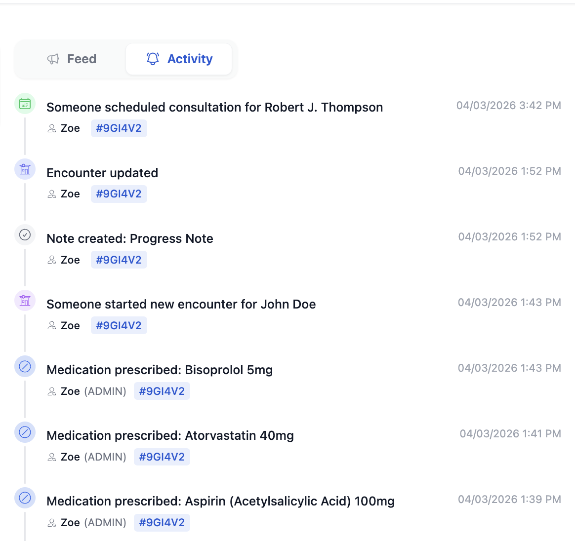 Advanced Access Control interface