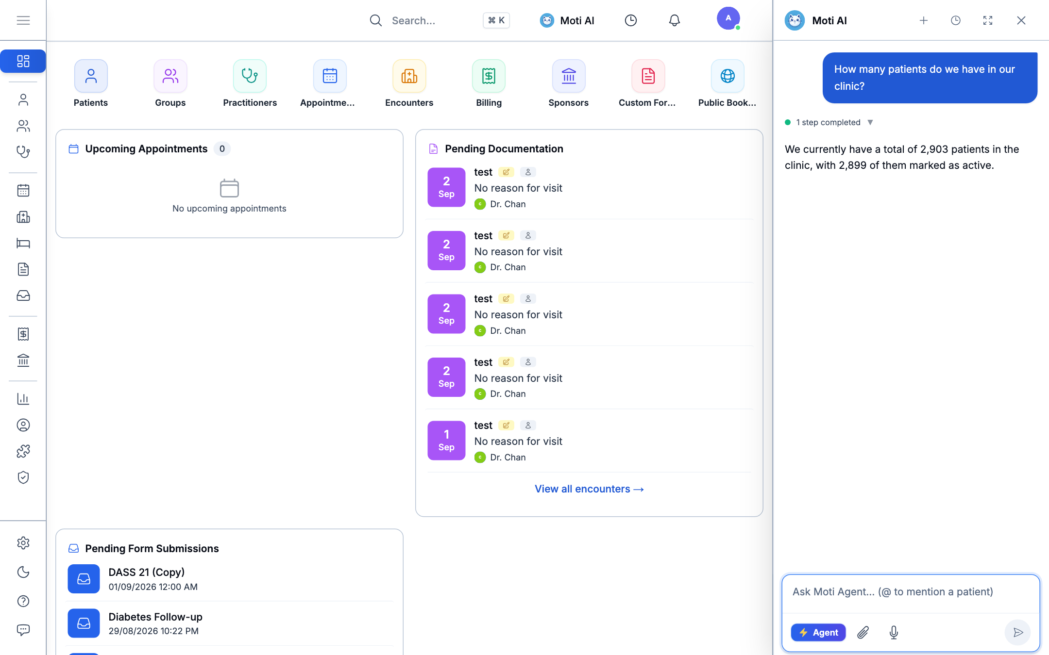 Moti AI Real-Time Agent Query Response