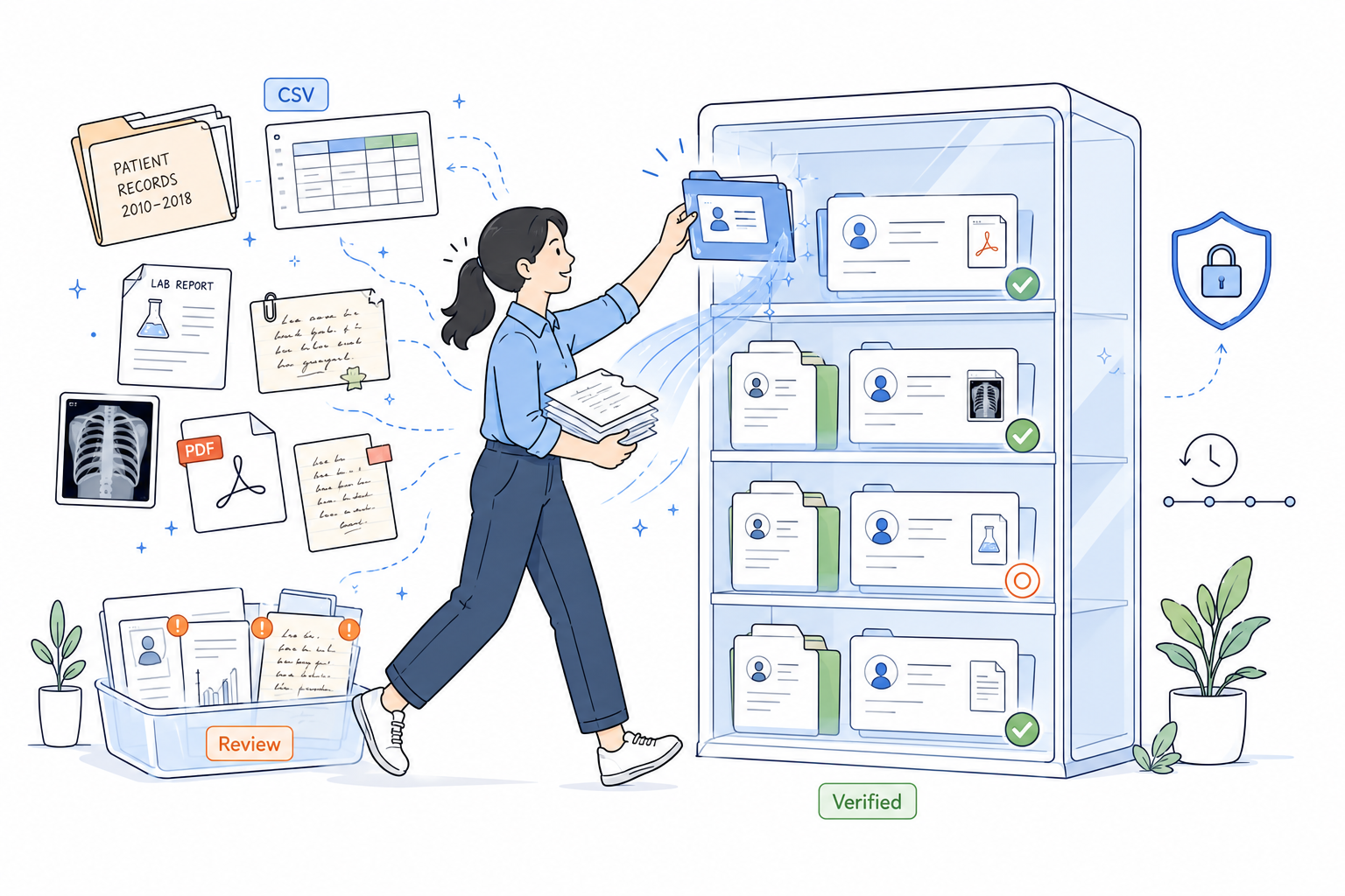 Seamless Legacy Data Migration interface preview