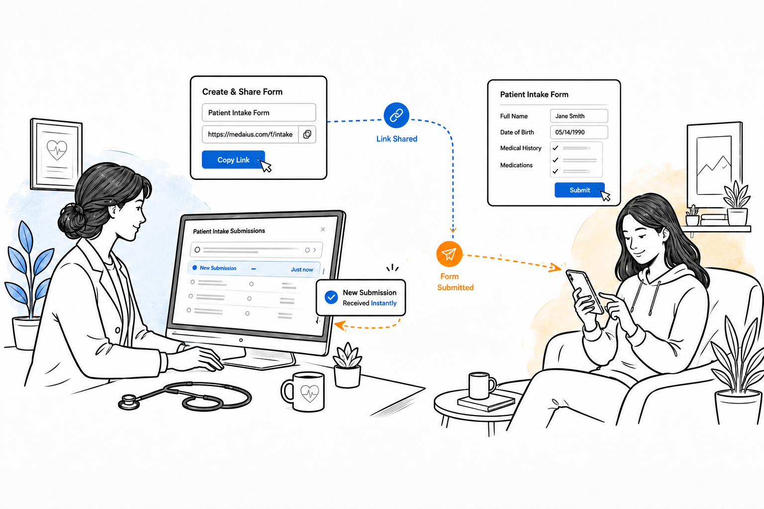 Patient Management interface preview